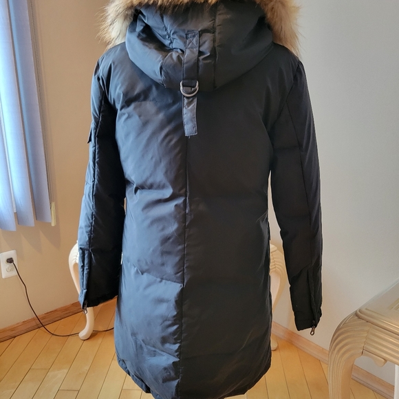 DKNY Warm Black Puffer Coat Women Size Small - Picture 7 of 10